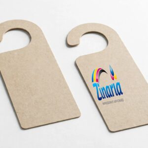 Accroche-portes 3,5" × 8,5" recto-verso