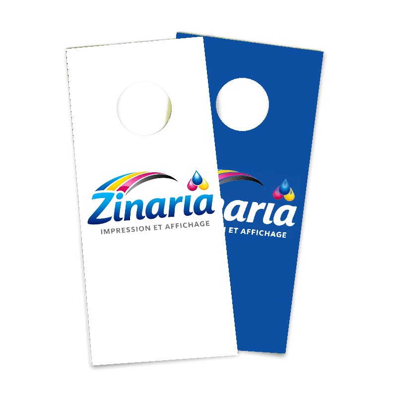 Accroche-portes 3,5" × 8,5" recto-verso