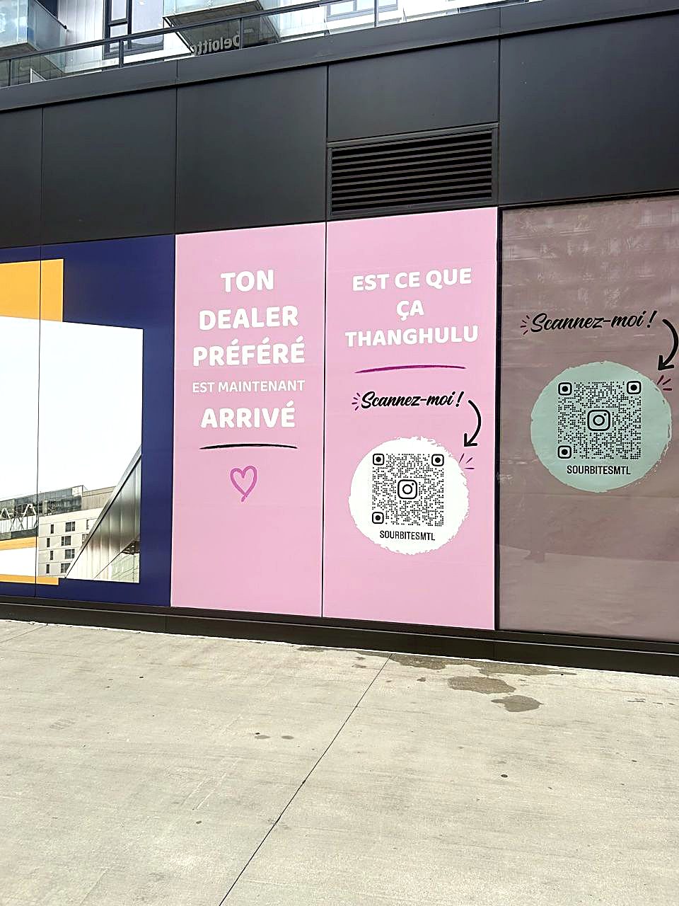 Habillage de vitrine — Sourbites